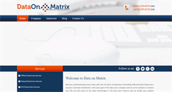 Desktop Screenshot of dataonmatrix.com